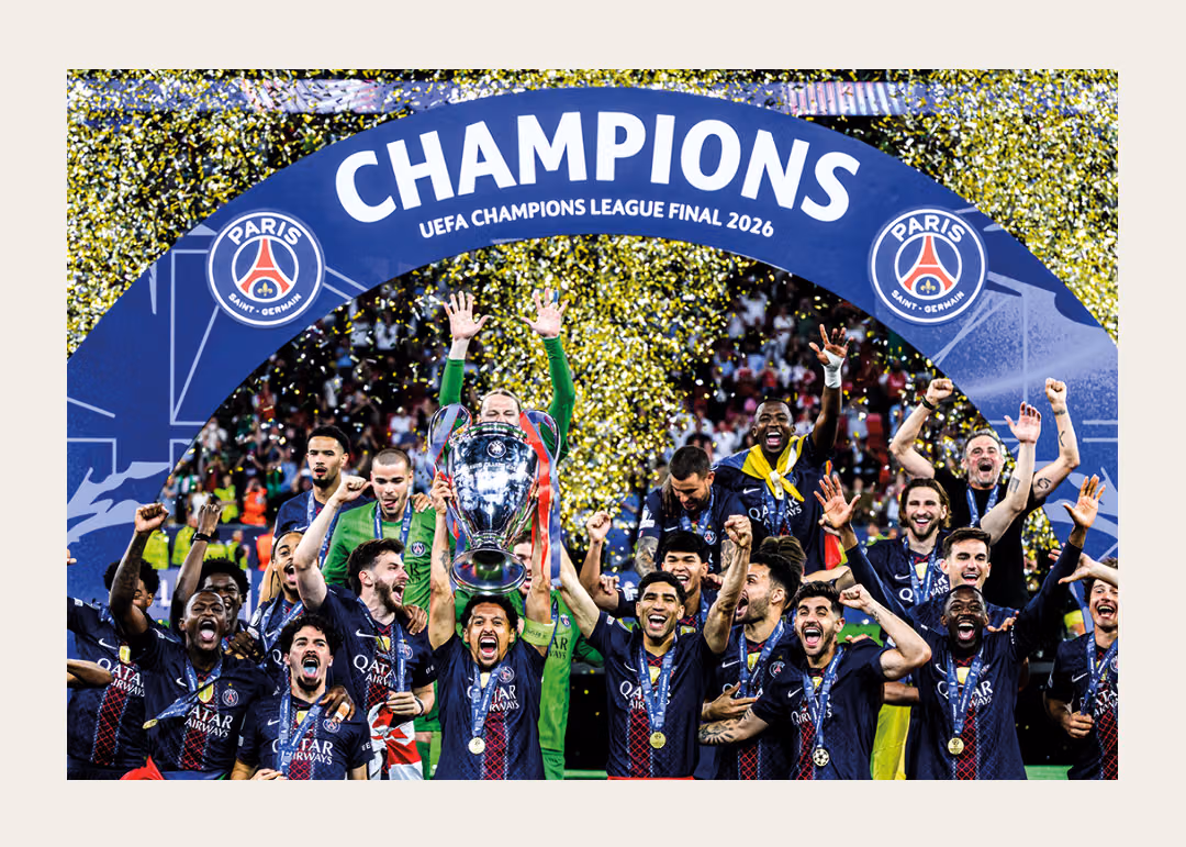 Paris-Saint Germain - zmagovalec Lige prvakov v sezoni 2025/26