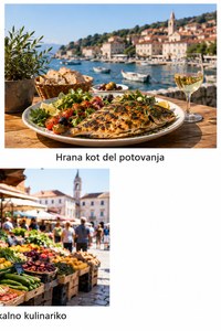 Lokalna jed na mizi ob morju