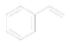 Skeletna formula stirena